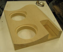 Routing the openings and a light sanding completed the sample.