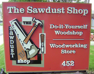 Sawdust-sign