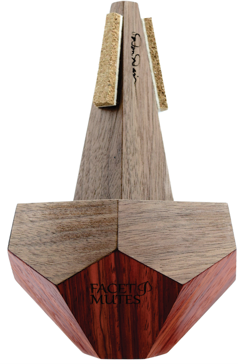 "CJP" This is the Orbert Davis Signature, Chicago Jazz Philharmonic Trumpet Cup Mute. Walnut and Padauk wood combination. Tonal qualities are warm and full bodied with a nice staccato on the higher notes.